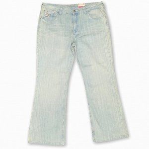 The Original Arizona Women’s Light Blue Denim Jeans Plus Size 16 NWT